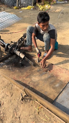 8.3K views | Gi wire made baundary net#foryou #giwire | Emon Hossen | Facebook