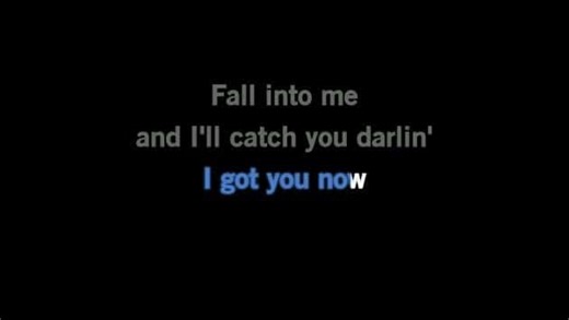 Karaoke Fall into Me - Forest Blakk - CDG, MP4, KFN - Karaoke Version