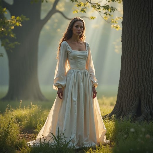 Mystical Fairytale Renaissance Gown | Soft & Flowy Attire | Renaissance Gown With Elegant Details | A Magical Look for Any Occasion - Etsy