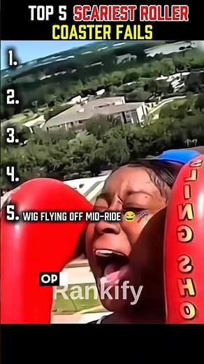 Top 5 Scariest Roller Coaster Fails Ever Caught on Camera 🎢😱