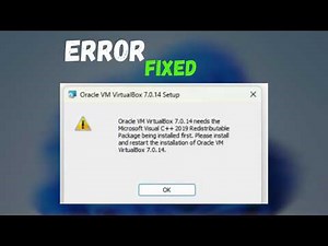 Microsoft Visual C++ 2019 Error