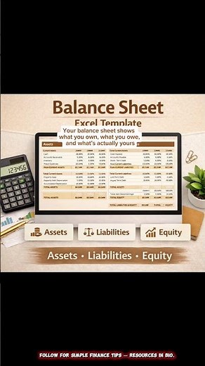 How to Use a Balance Sheet Template | Small Business Finance Tool