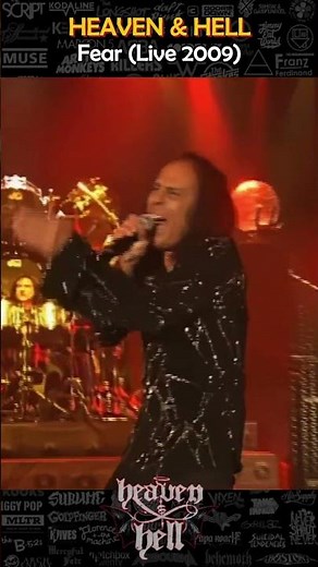 Heaven & Hell - Fear (Live 2009) #tonyiommi #classicrock #heavymetal #dio
