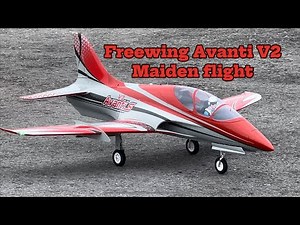 Fantastic maiden flight on the Freewing Avanti V2 80mm EDF sport jet ￼