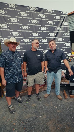 The Texas Open Fire Meat Up in Hondo, Texas is HERE—the largest open-fire grilling event in the world—flames roaring, smoke rolling, and the spirit of live-fire cooking is center stage. Yoder Smokers is here in full force, rolling in more than 25 world-class pits to fuel unforgettable flavor and hands-on experience across the grounds. From searing steaks to slow-roasting big cuts over crackling hardwood, this is a celebration of craftsmanship, community, and the kind of open fire cooking that ca