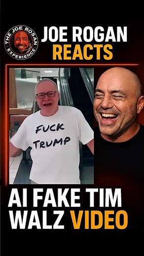 Joe Rogan GOT TRICKED 😱 By Tim Walz AI Meme Video!