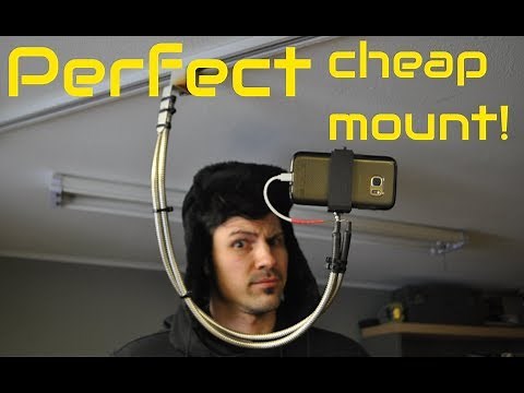 Ceiling camera rail with integrated charging! Made from cheap re-purposed track lights!