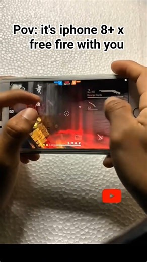 pov: it's iphone 8+ x free fire with you. #freefire #iphone