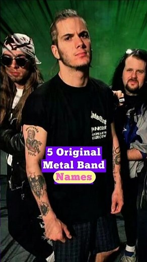 Top 5 Original Metal Band Names That Make Zero Sense #metalband #musichistory #musician