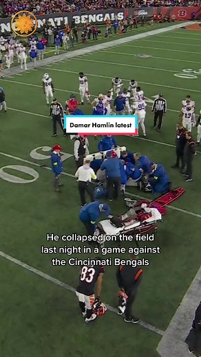 Buffalo Bills safety Damar Hamlin collapsed on the field Monday night ...