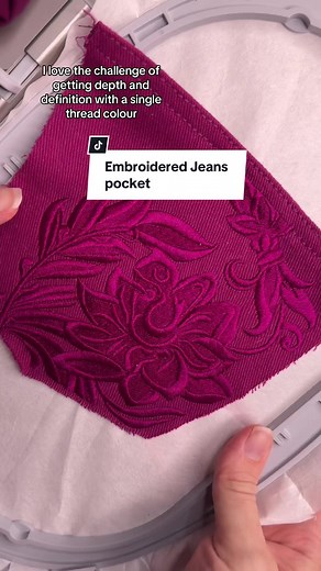 Fun and Stylish: Embroidered Jeans Pocket for Trendy Outfits