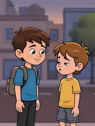 Hadi Helps a Scared Boy | Moral Cartoon Story for Kids