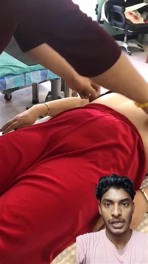 Belly massage for pain relief #chiropractic #viral #shorts