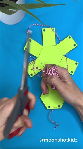 Hexagonal prism math pull-up net