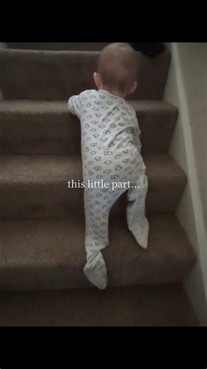 It's a bittersweet moment seeing your last baby hitting milestones