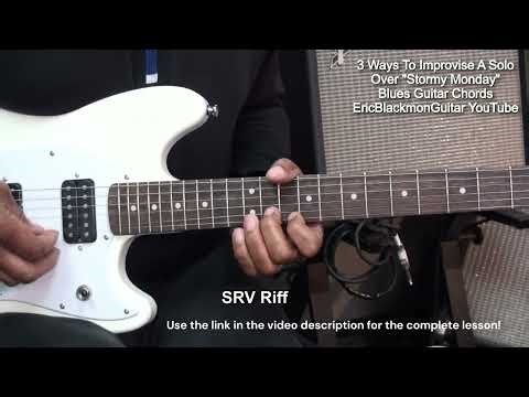 STORMY MONDAY Solo Improv Guitar Lesson Preview - FULL TUTORIAL AVAILABLE ‪@EricBlackmonGuitar‬