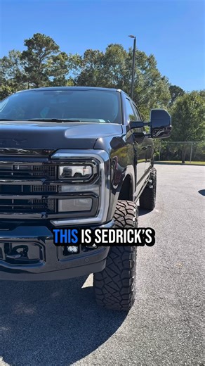 Neal Sheppard | 💥Sedrick from MISSOURI! 2025 Ford F250 Platinum Plus Covert Edition 3.5” @carlisuspension E-Venture LIFTED on 37s & 22x10” Vader... | Instagram