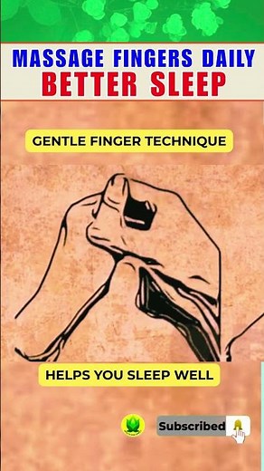 This Simple Finger Massage Helps You Sleep Deeply