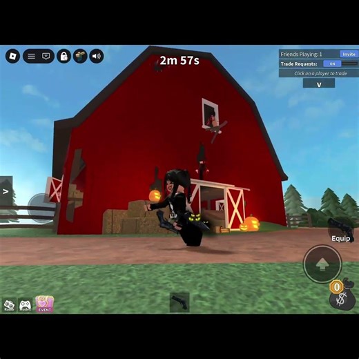 Shooting the first person i see as sheriff.. 👀 #goviral #dontflop #like #subpls #mm2 #roblox #yaya