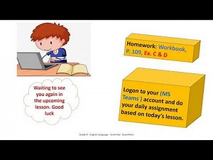 Grade 8 English Module 8 Grammar Quantifiers some, any, no, much many a lot of a few a litt