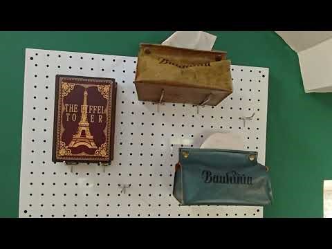 Transform Your Space with the White Pegboard Wall Organizer（MUWOOD WA0023B ）