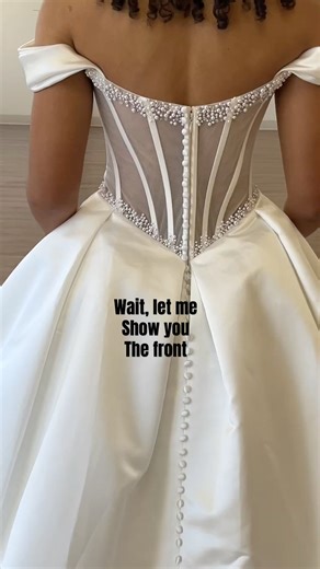 Stunning from every angle and perfect for the princess bride 💫 #wedding weddingdress #bridetobe