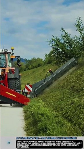 DIY Tractor Mower Tool – Slope Side Boom Flail Cutting Machine