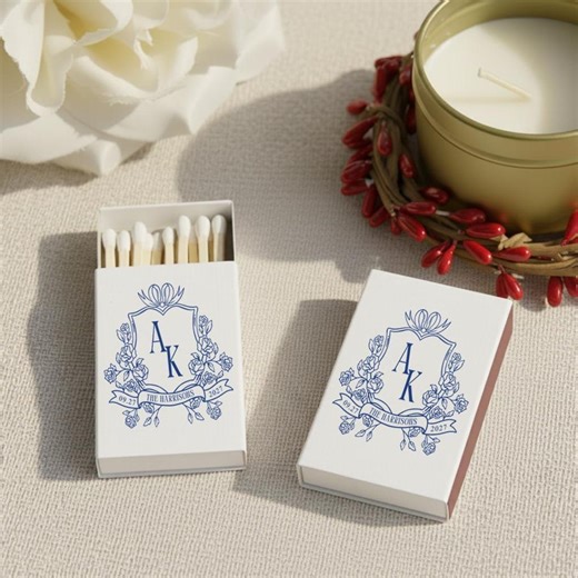 Personalized Wedding Matchboxes, Personalized Matchbox Favors, Custom Wedding Matchboxes, Custom Matchbox Wedding Favors, Custom Favors (50) - Etsy