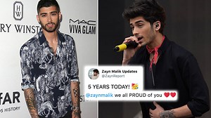 Zayn Malik fans celebrate 5 years since he launched his solo career