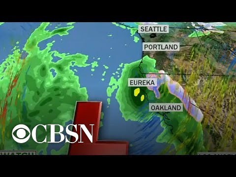 Powerful jet stream has created "atmospheric river"