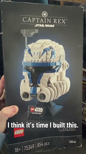It’s time for captain Rex helmet build #starwars #captainrex #clonewars #legostarwars #lego