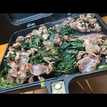 ニラ砂肝HSM焼きをハイボールでキメるだけの動画