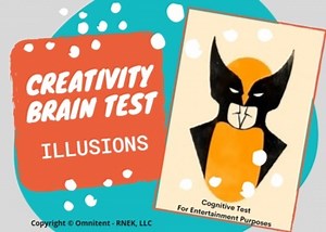 Creativity Cognitive Illusions Brain Test for Fun - Speech Therapy - Psychology