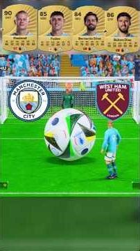 Man City vs West Ham - Haaland,Foden,Silva,Dias