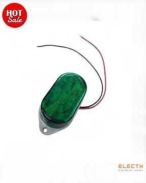 Green LED Warning Light with Siren 220V AC, Blinker Blinking LED Lamp Industrial Warning Design S...