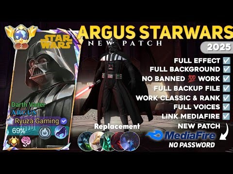 Script Argus Star wars - Darth Vader No Password | Full Effect Voice | Patch Terbaru