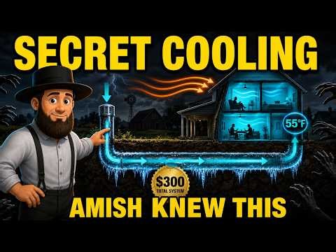 Why Amish Homes Stay Cool Underground While Your AC Burns Money