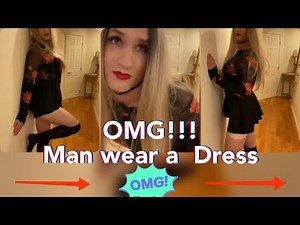 Man wear a Beautiful Dress & Makeup 💃💄💍|| #makeup #dressup #boytogirl #crossdresser