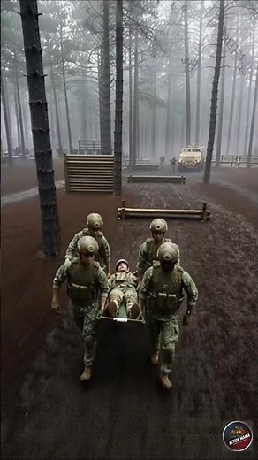 A Soldier Collapses—Watch the Combat Medic Take Over in Seconds