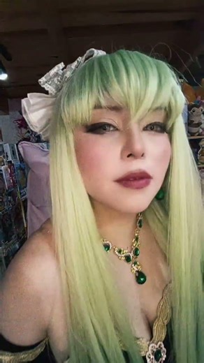 New Code Geass CC Cosplay 💚💚💚 Court Style Gown Version 💚💚💚