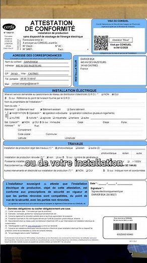 Panneaux solaires : Le Consuel
