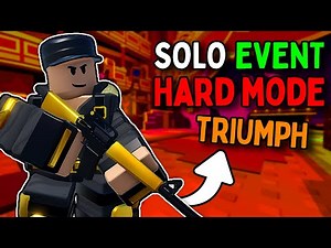 Solo Final Act Hard Mode Event Triumph - Tower Defense Simulator | TDS XMAS EVENT 2025