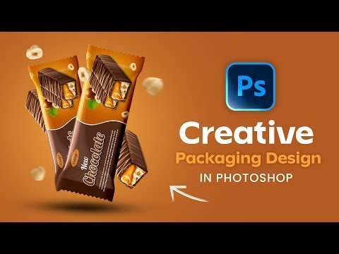 Chocolate Packaging Design in Photoshop | Product Packaging Design Tutorial 2025 🔥