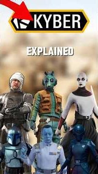 Every *New* Villain in Battlefront 2 Kyber Explained in 60 Seconds