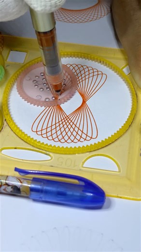 So Relaxing Spirograph Art….?😌 #shorts #spirograph #asmr #art