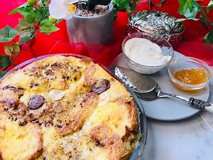 Brioche Bread and Butter Pudding