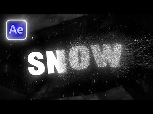 Snow Particle Disintegration In After Effects