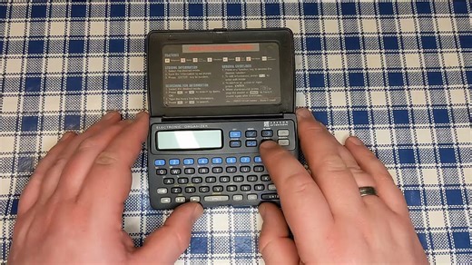 Old Tech Revival | Oregon Scientific DB-133 Electronic Organizer.