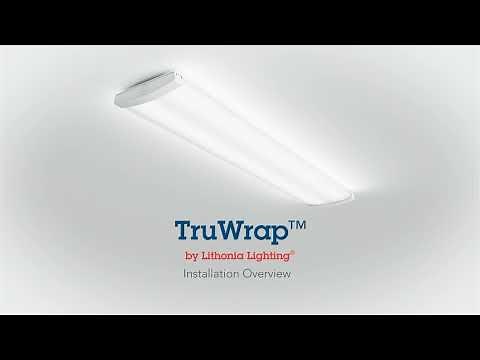 TruWrap Curved Medium Selectable LED Wraparound Installation | Lithonia Lighting