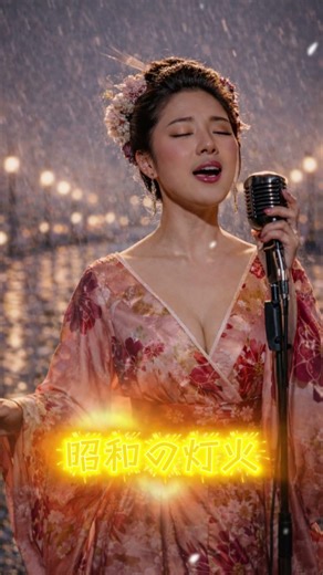 【雨の港町】心に沁みる昭和レトロな調べ... #Shorts #昭和の灯火 #演歌